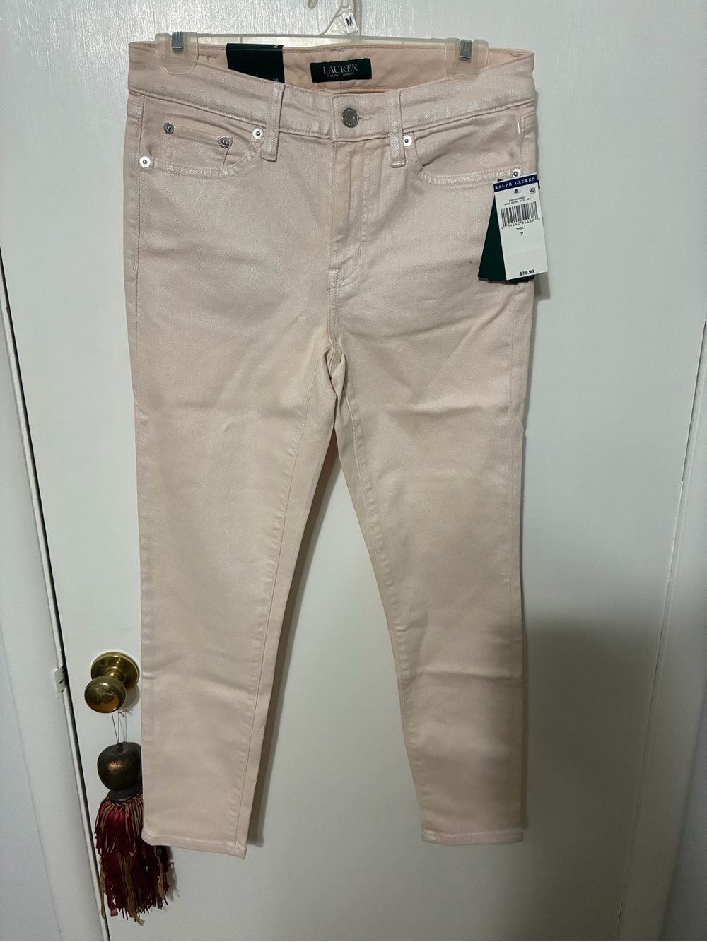 Ralph Lauren Light Pink Skinny Jeans